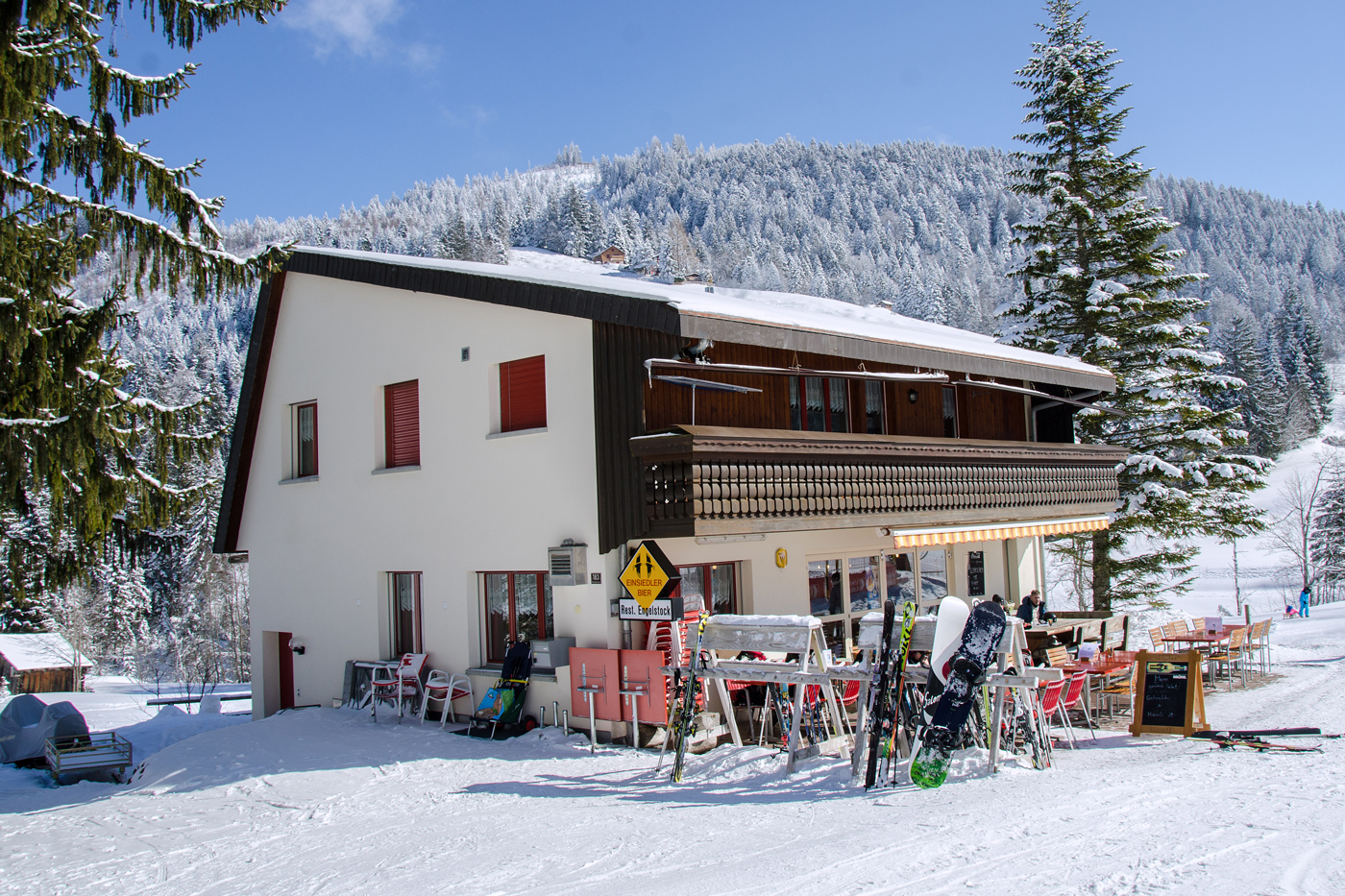 Restaurant Engelstock im Winter